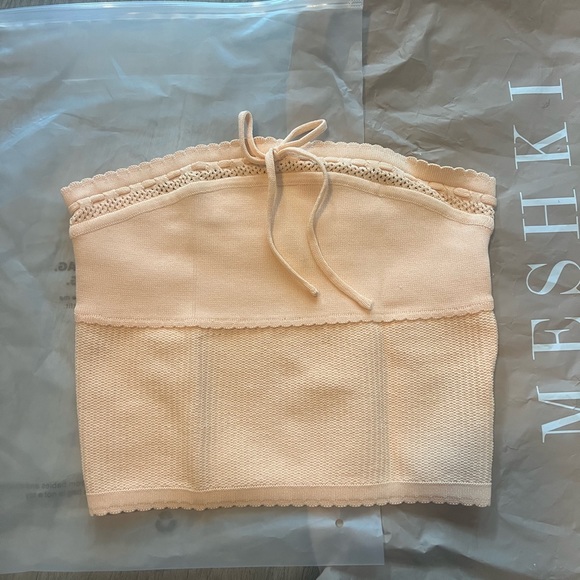 Meshki Apricot Waffle Knit Set in size XX-SMALL - Picture 3 of 9